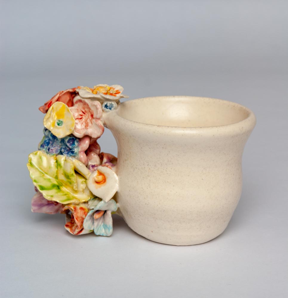 Leah S Gary Artwork - Flower Mug
